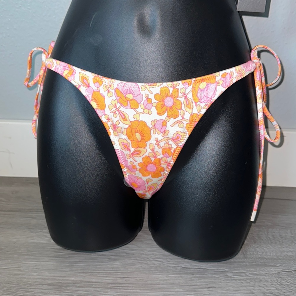 Neon pop string Bathing suit bottom